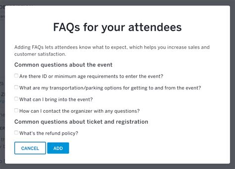 How To Add Event FAQs To An Event Listing Eventbrite Help Center