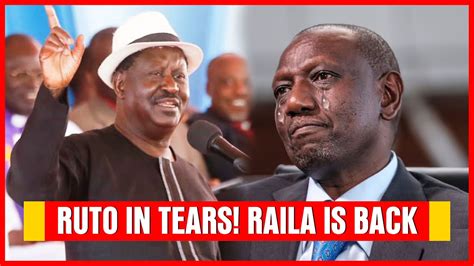 Breaking Ruto Decalre Floods A National Disaster Raila Odinga