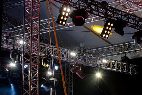 Stage lighting effects stock image. Image of arena, club - 28987239