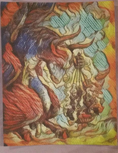 Original Nude Male Gay Interest Mixed Media Painting Taurus