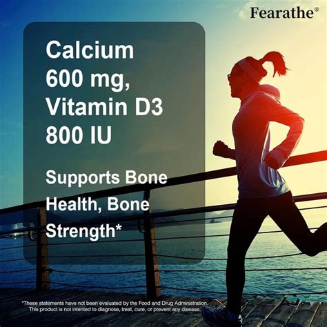 CALCIUM PLUS VITAMIN D3 Supports Bone Joint Muscle Health 30-120