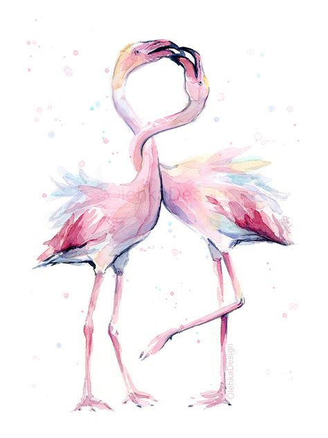 Flamingo Art Olechka Design