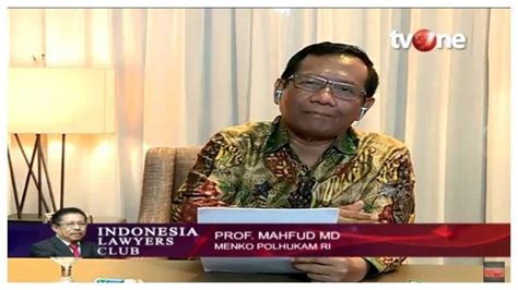 MAHFUD MD Blak Blakan Di ILC Akui Banyak Pelanggaran HAM Era Jokowi