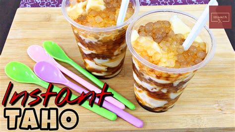 Instant Taho Soybean Pudding Homemade Easy To Make Taho Kitchenet Ph Youtube