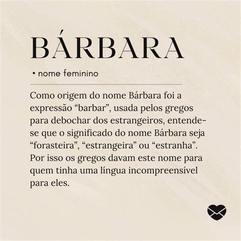 O Que Significa Barbara