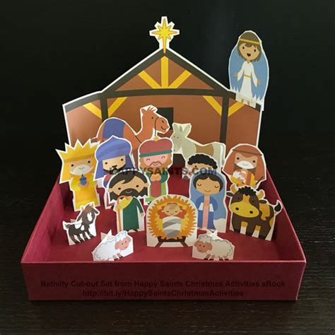 Happy Saints Happy Saints Nativity Cut Out Set