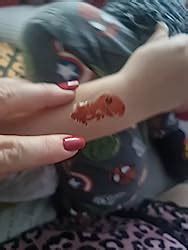 Leesgel Dino Tattoo Kinder Jungen 120 Stück Leucht Kindertattoos