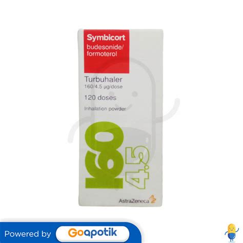 SYMBICORT 160 4 5 MG TURBUHALER 120 DOSE Kegunaan Efek Samping