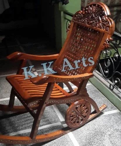 Brown Wooden Rocking Chair At Best Price In Saharanpur Id