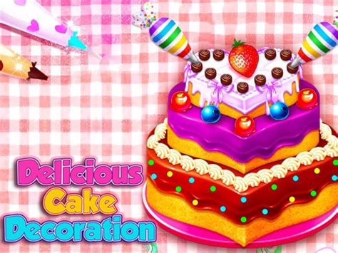 delicious cake decoration play  games