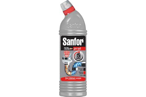 Гель для труб SANFOR 750 г 1559 - выгодная цена, отзывы, характеристики ...