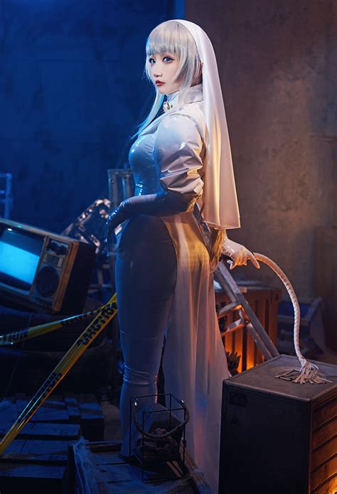 Sisters Sexy Lingerie Set Halloween White Nun Costume Bodysuit Jumpsuit Set Top Quality