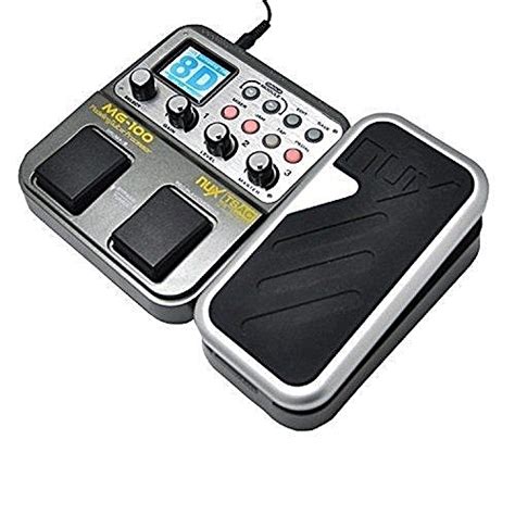 NUX NUX MG-100 Electric Guitar Multi-Effects Pedal Processor EFX AMP EQ ...