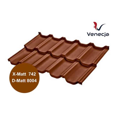 Модульная металлочерепица Venecja Budmat | СТРОЙ-ДОМ