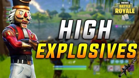 New High Explosives Gamemode In Fortnite Youtube