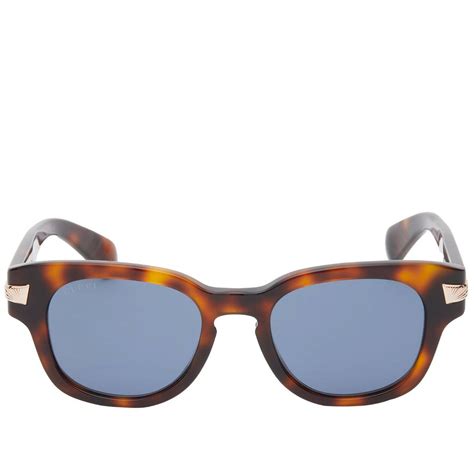 Gucci Mens New York 30s Sunglasses In Havanablue Gucci