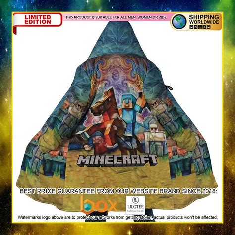 Hot Trippy Minecraft Dream Hooded Cloak Coat Express Your Unique Style With Boxboxshirt