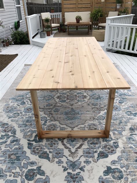 Diy Outdoor Dining Table Artofit