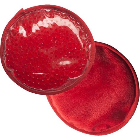 Customized Plush Gel Beads Circle Hot Cold Packs