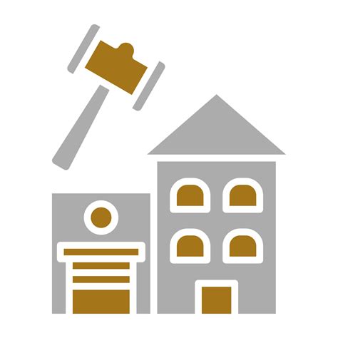 Real Estate Auction Vector Icon Style 22486609 Vector Art at Vecteezy