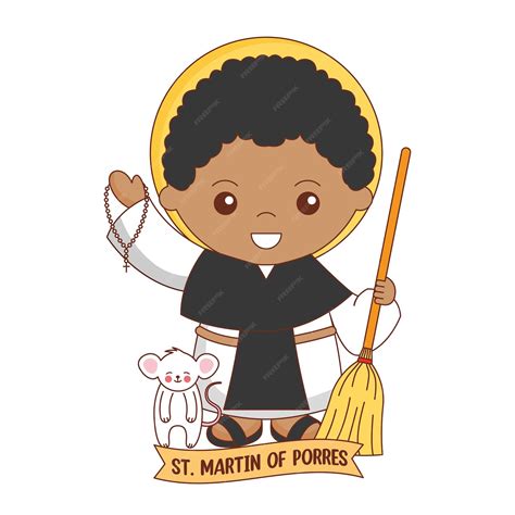 San Martín De Porres Vector Premium
