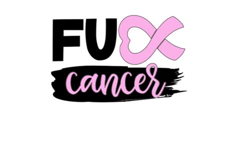 VINYL Decal FUCK Breast Cancer Ribbon Decal Cancer Awareness Decal Cancer Window Decal Vinyl