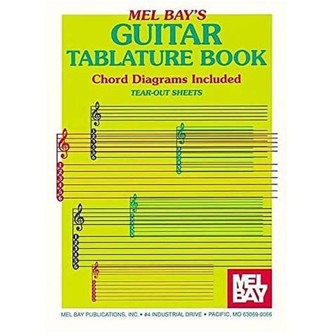 Mel Bays Guitar Tablature Book Chord Diagrams Included Reverb