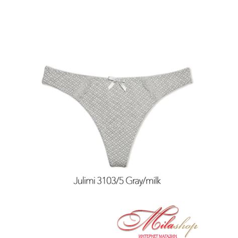 Трусики стринг из хлопка Jasmine Lingerie 3103 5 Julimi купити в