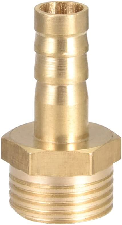 Sourcing Map Brass Hose Barb Fitting Connector 8mm Barb X G3 8 Male