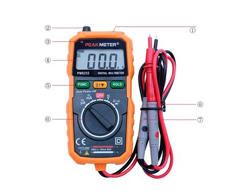 Mini Automotive Multitester Digital With Non Contact Voltage Detector ...