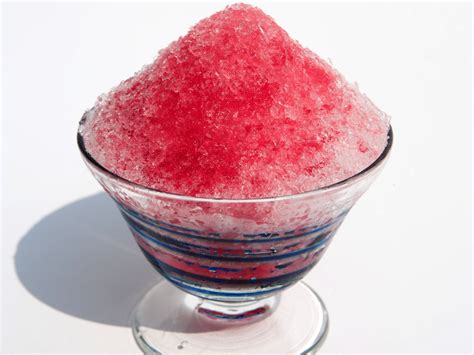 Shaved Ice With Red Syrup On Glass Bowl Hd Wallpaper Wallpaper Flare