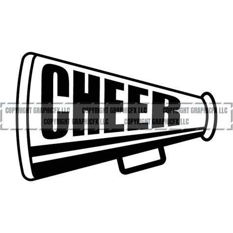 Cheer Megaphone Cheerleading Cheerleader INSTANT DOWNLOAD - Etsy