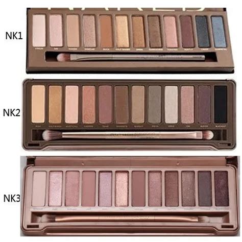 Pcs Lot Naked Colors Brand Professional Makeup Eyeshadow Nake Palette Nk Cosmetic Eye