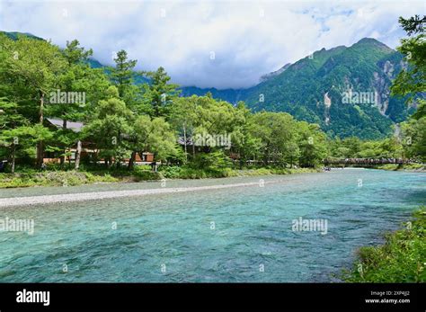 landscape  kamikochi   japanese alps stock photo alamy