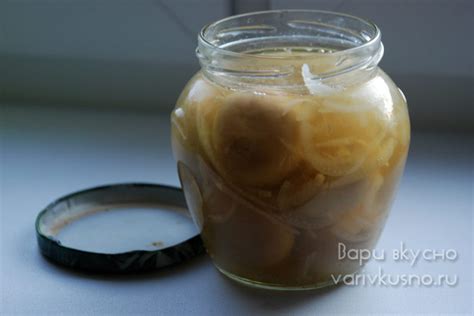 Быстрые маринованные шампиньоны из банки