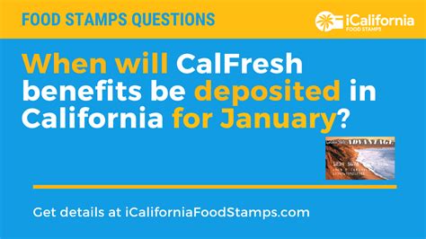 California Food Stamps Payment Schedule For January 2023 California Food Stamps Help