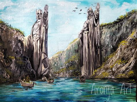 The Argonath by Aronja on DeviantArt