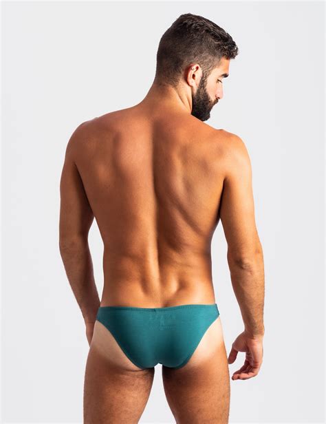 Micro Briefs Teal Men S Bikini Briefs Etsy