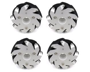 Buy Mm A Mecanum Wheel Compatible With Mm Coupling Pack Of