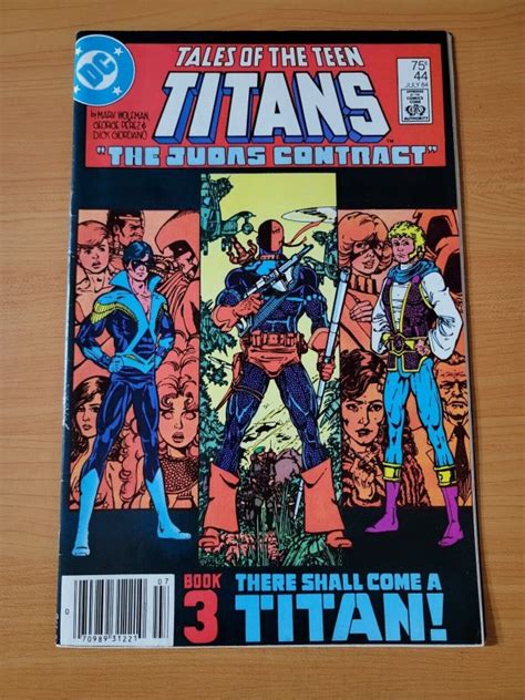 Tales Of The Teen Titans 44 Newsstand Variant Vf Near Mint Nm