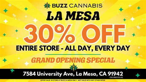 Buzz Cannabis La Mesa | Dispensary Menu, Reviews & Photos