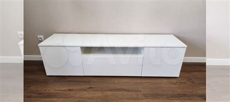 Тумба под телевизор белая глянцевая бу купить в Вологде | Товары для ...