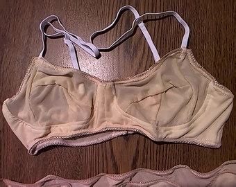 Nude Sheer Bra Etsy