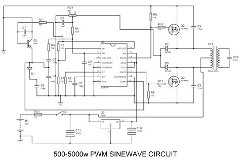 sinewave inverter circuit SG3524(PWM) - SL technological services