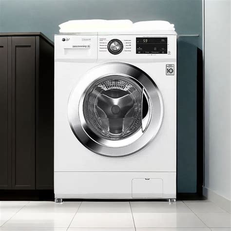LG Стиральная машина F4J3TS2W, 8 кг, 10 программ стирки, с функцией ...