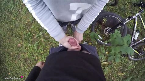 Wet Blowjob In The Forest During A Bike Ride With A Horny Girlfriend XHamster
