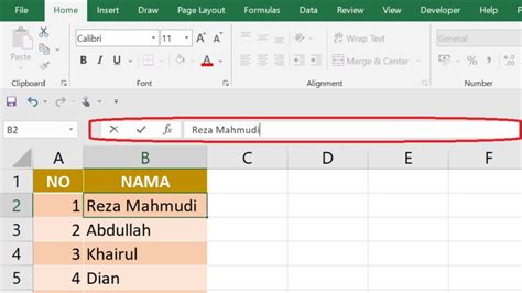 Begini Cara Cepat Mengedit Teks Di Excel