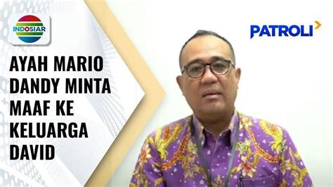 Rafael Alun Trisambodo Ayah Mario Dandy Minta Maaf Kepada Keluarga