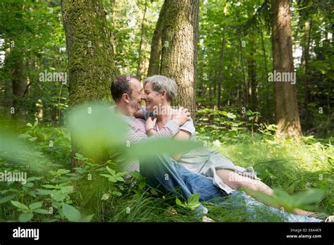 Loving Mature Couple Kissing Hi Res Stock Photography And Images Alamy
