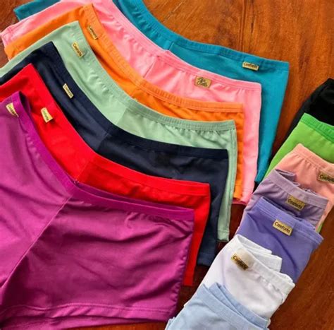 Kit Calcinhas Boxer Shortinho Lingerie Parcelamento Sem Juros